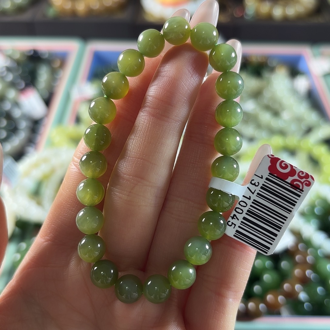 和田玉未镶嵌手链142