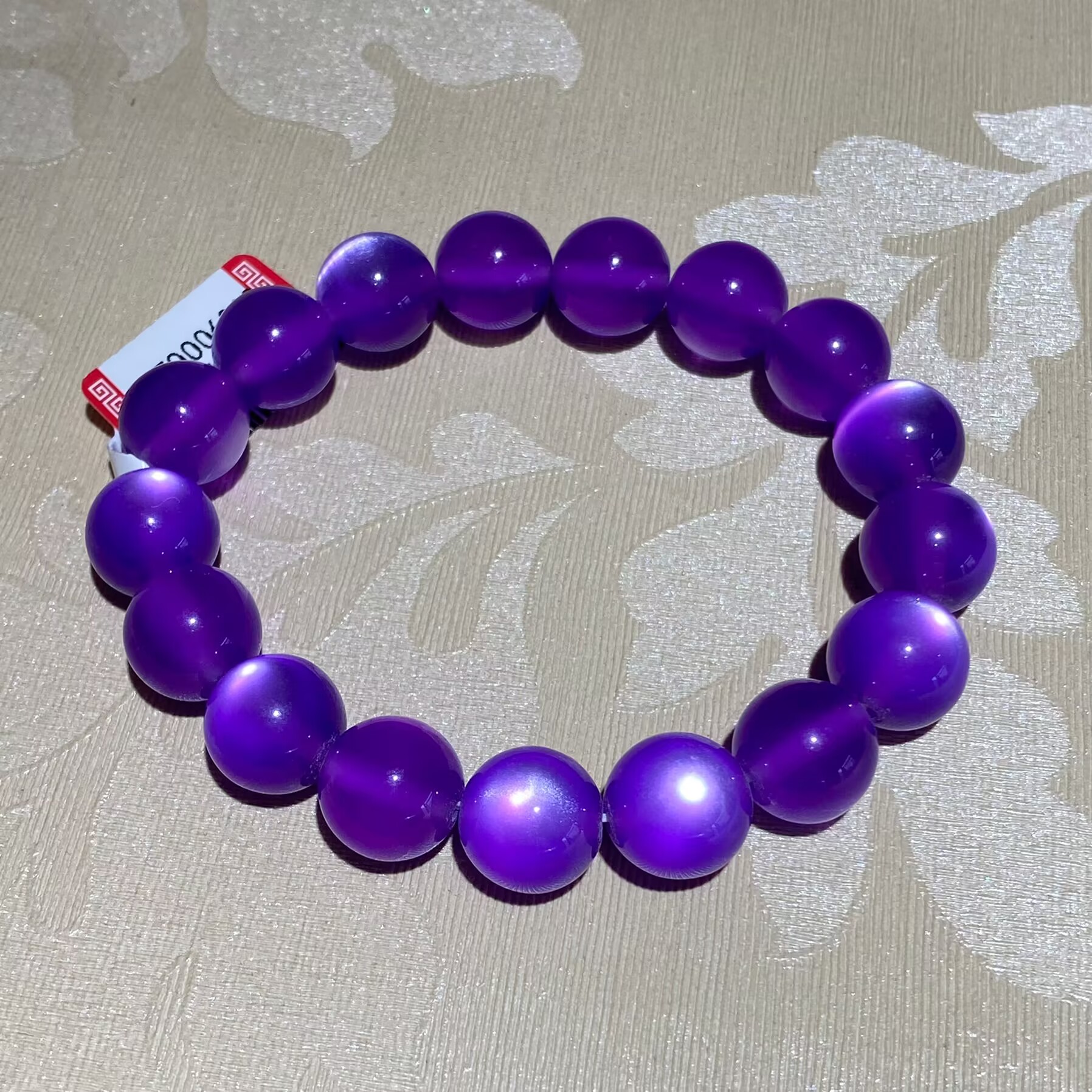 非金属珐琅手链 K5809  精致百搭紫色珠珠手链