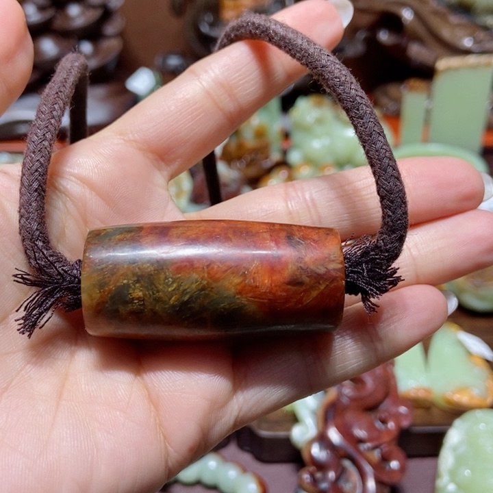 岫岩河磨玉（透闪石质玉）把件未镶嵌