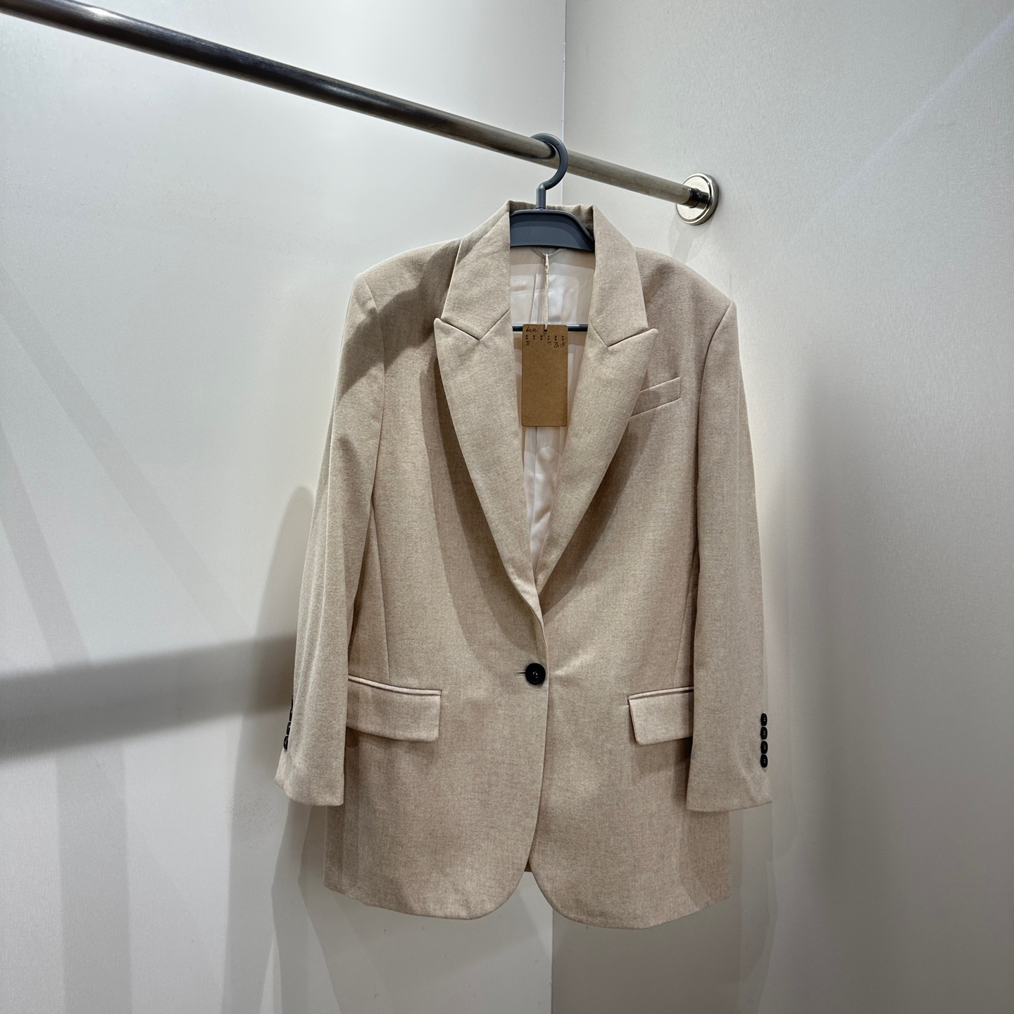 99新 Brunello Cucinelli/布鲁内洛·库奇内利 cc100/西服44码羊毛