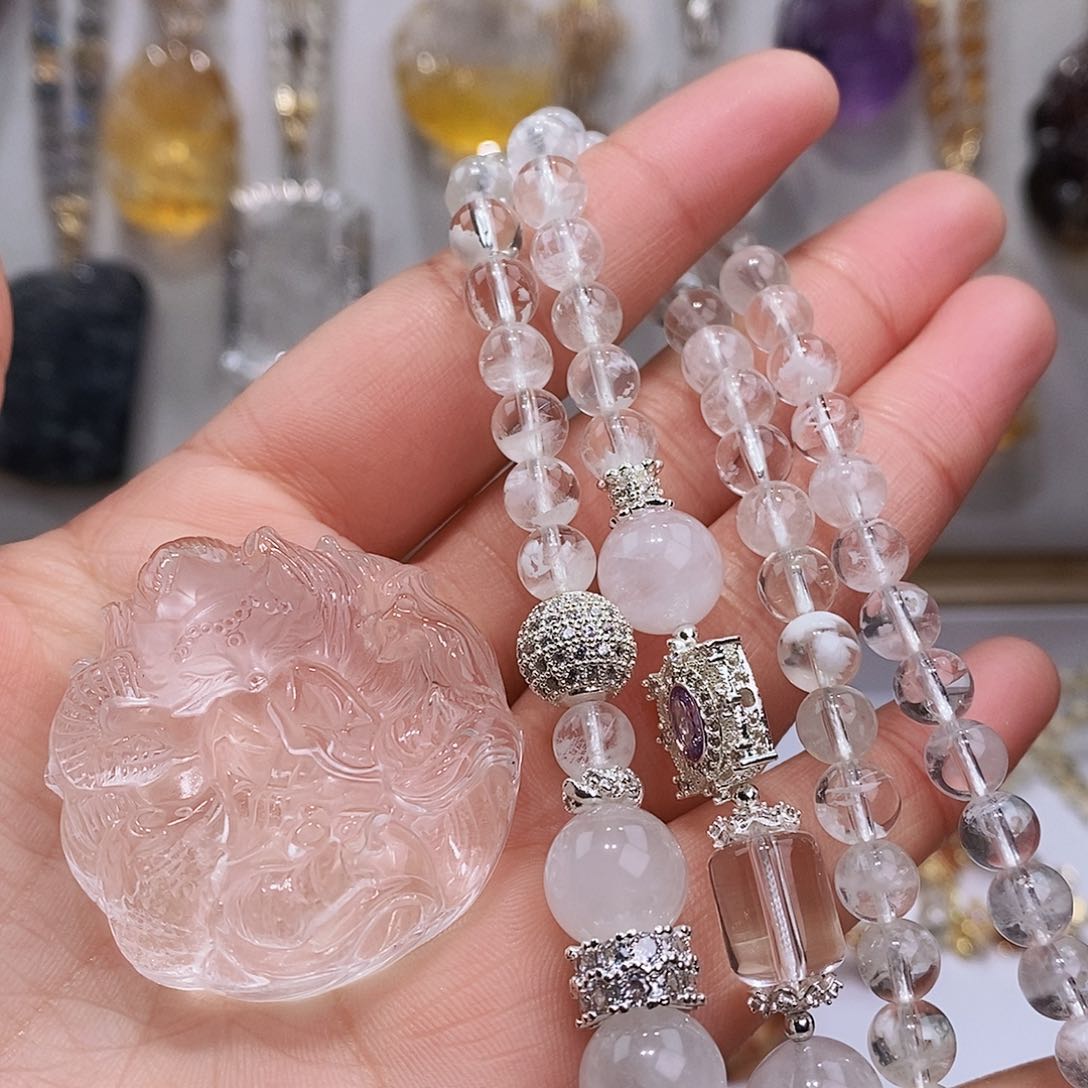 水晶水晶吊坠未镶嵌丢*?