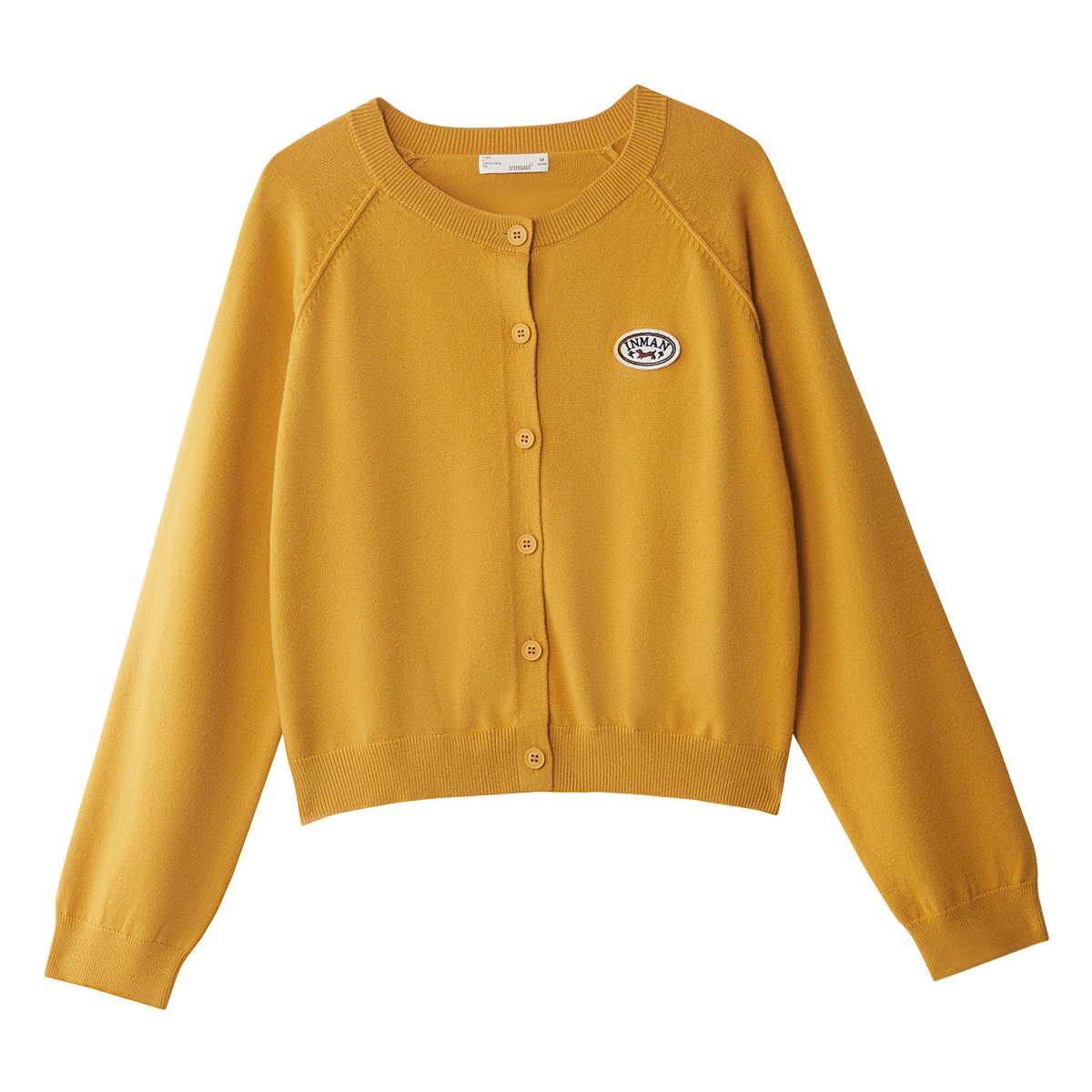 【流金岁月】茵曼春季时尚保暖百搭开衫毛衣慵懒百搭休闲绣花针织衫