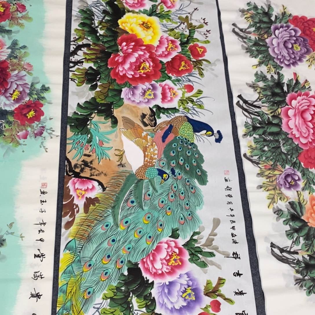 国画尺寸180✖️70小六尺纯手绘