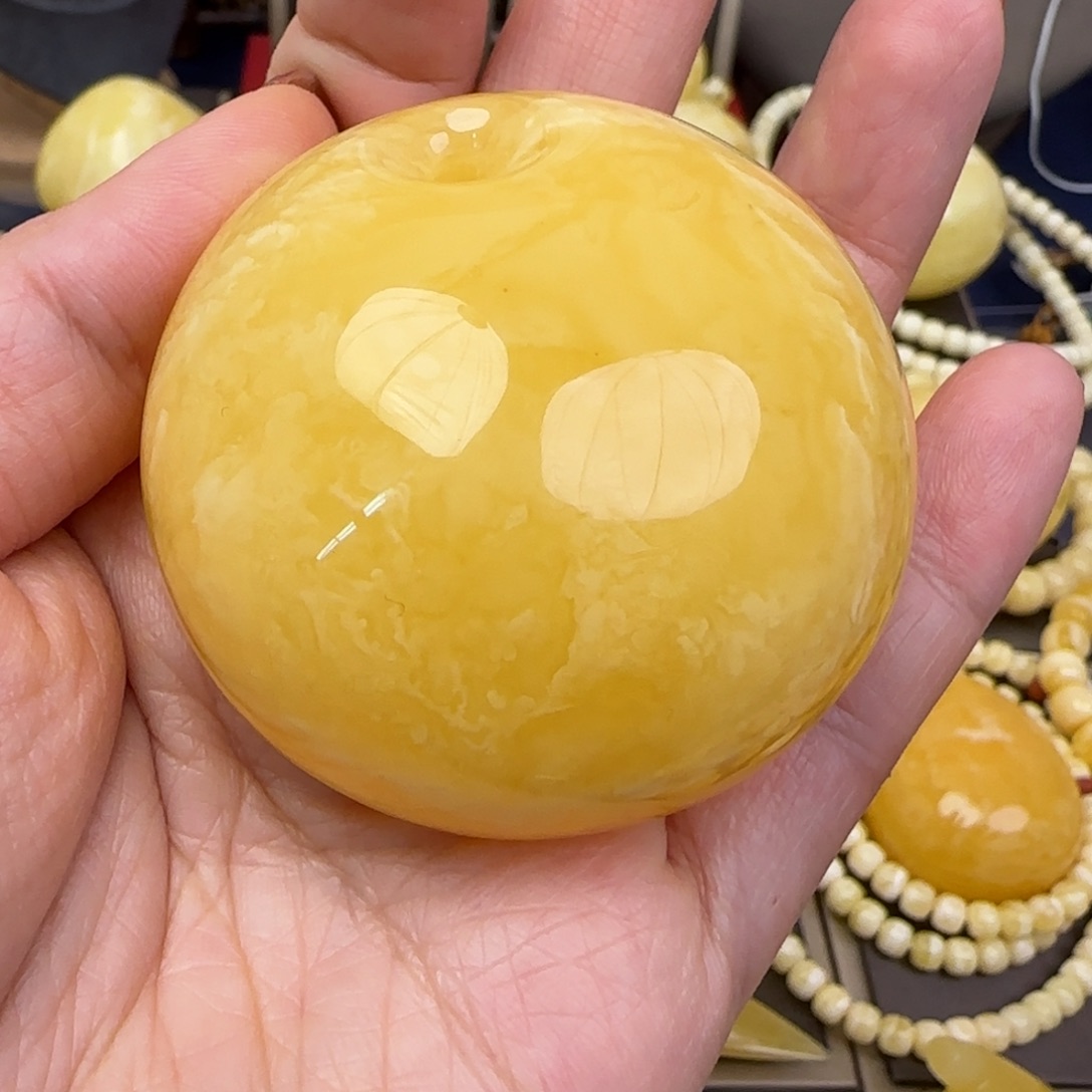 蜜蜡颈饰未镶嵌天然蜜蜡