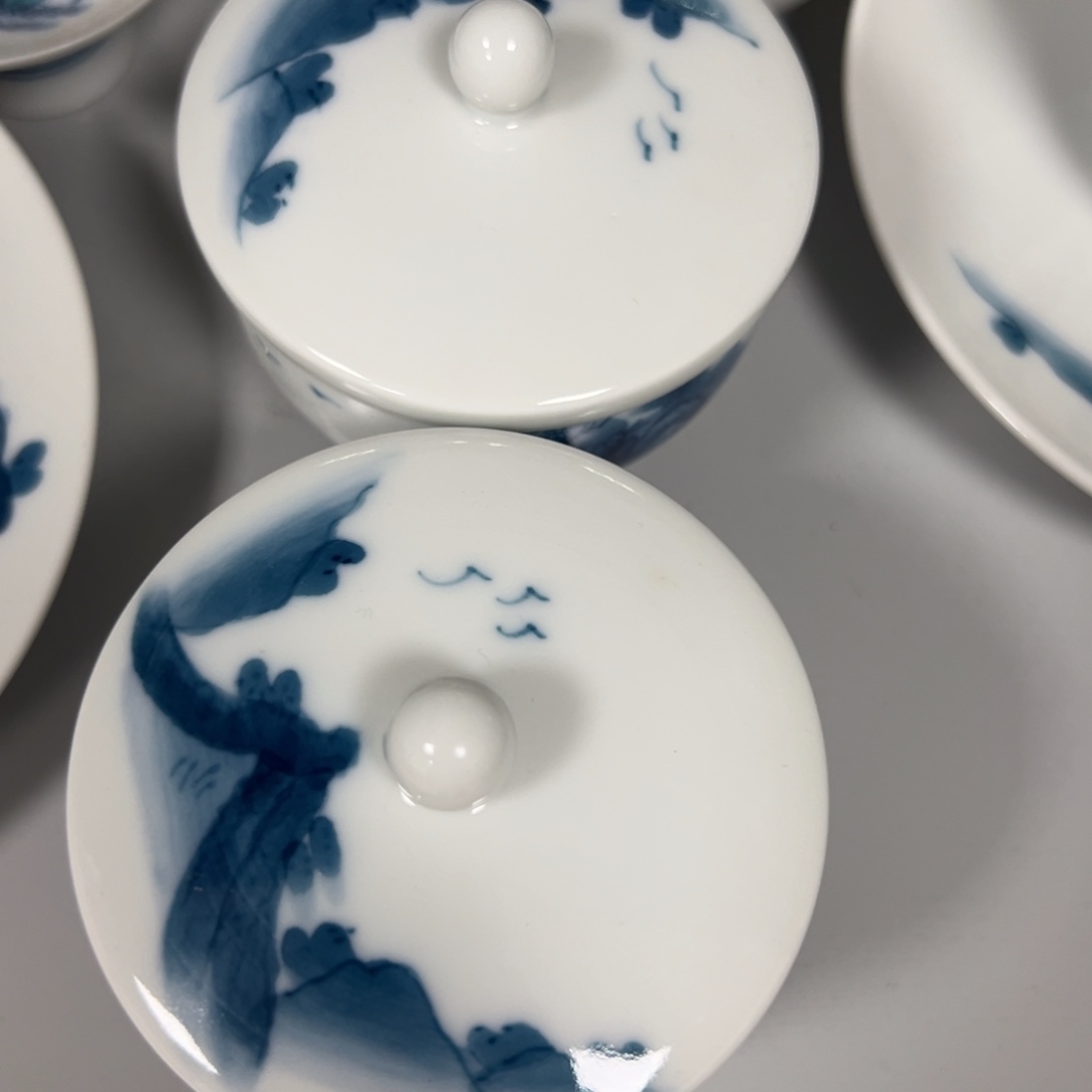 人***浪七个盖杯瓷器瓷器