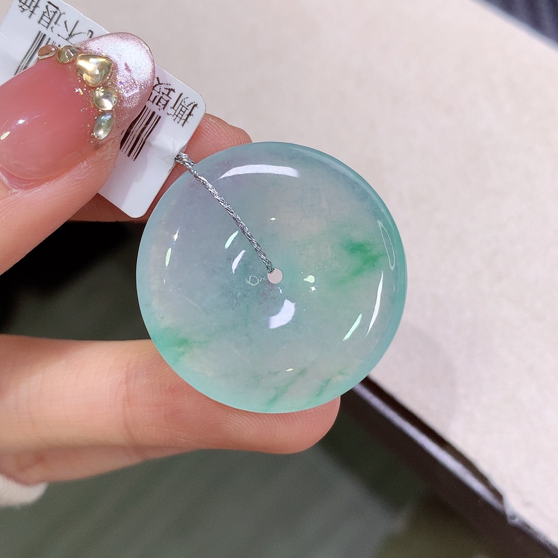 翡翠未镶嵌颈饰28.8-5.5