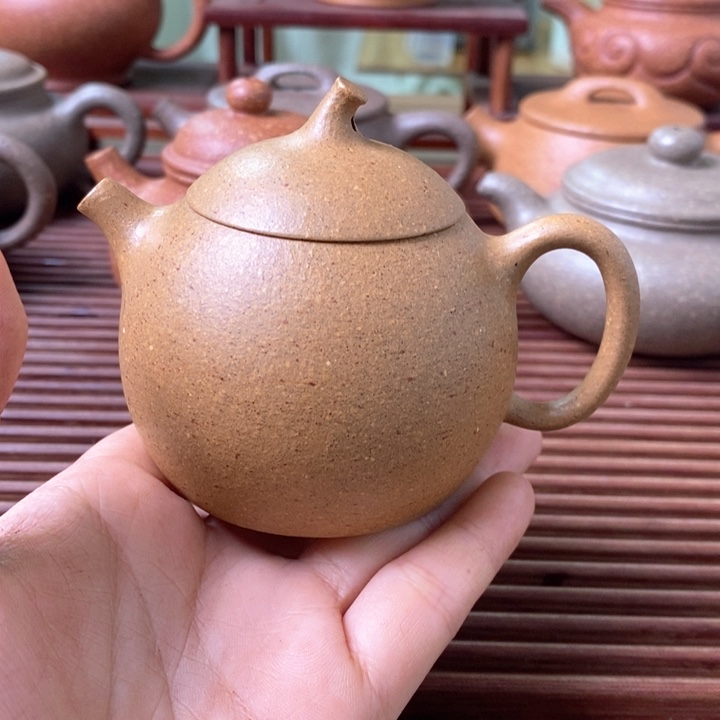茶壶紫砂黄金段金瓜