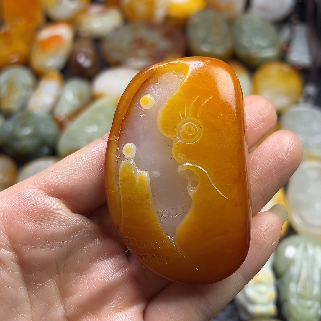 和田玉把件未镶嵌