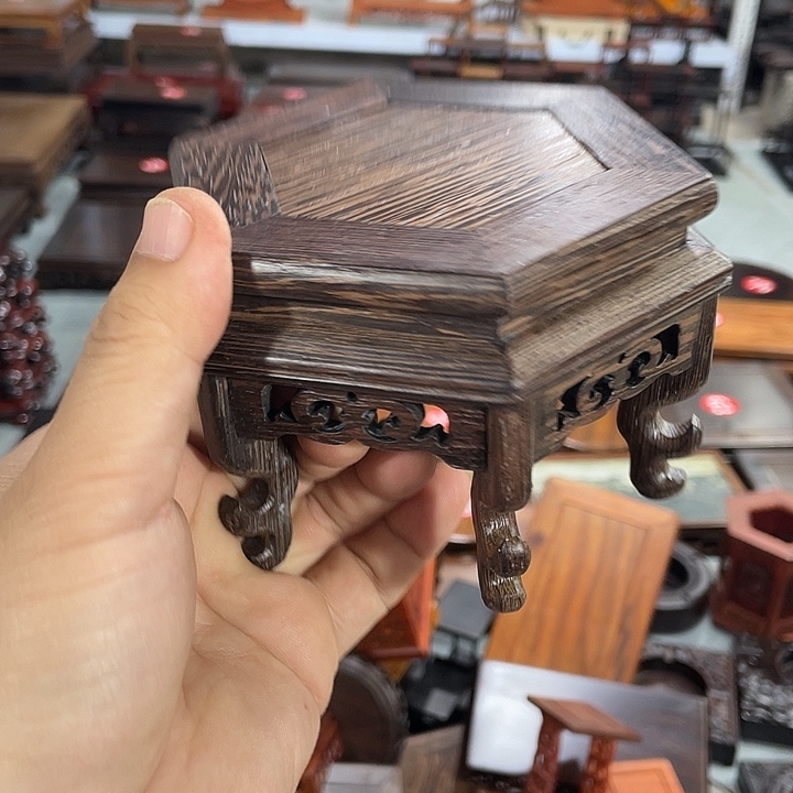 红木底座工艺品紫砂红木底座工艺品