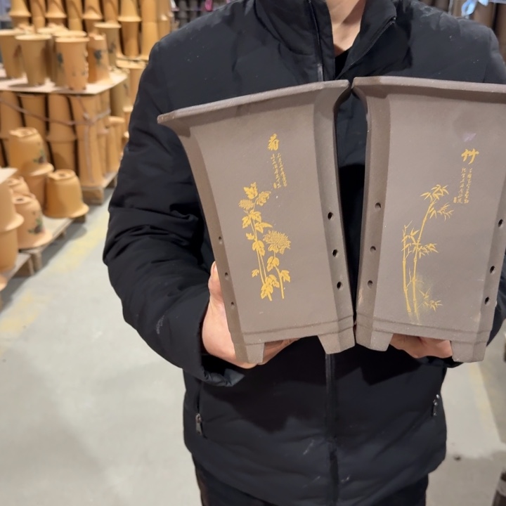 紫砂花盆破损补发