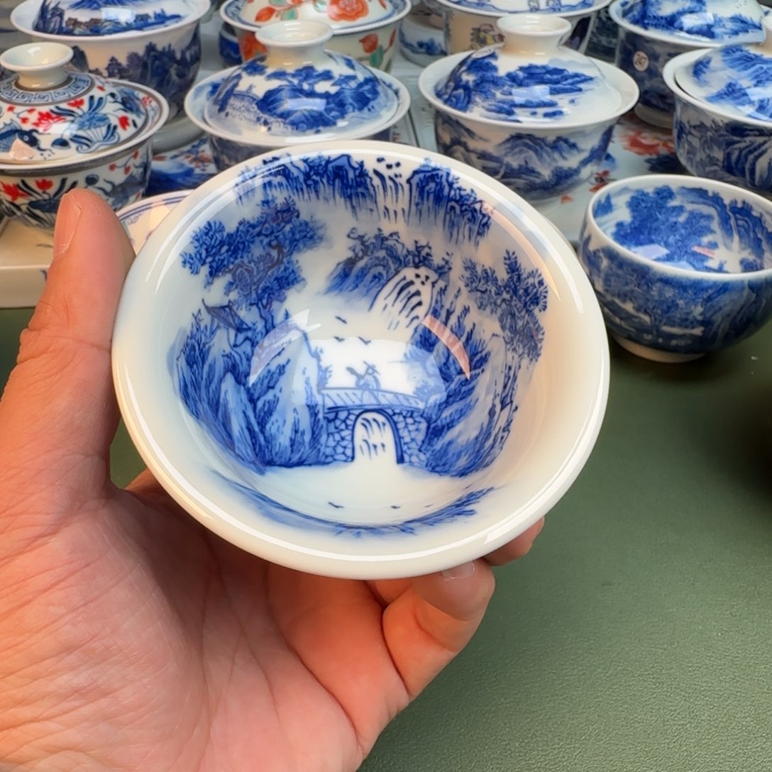 陶纯手工纯手绘茶具368