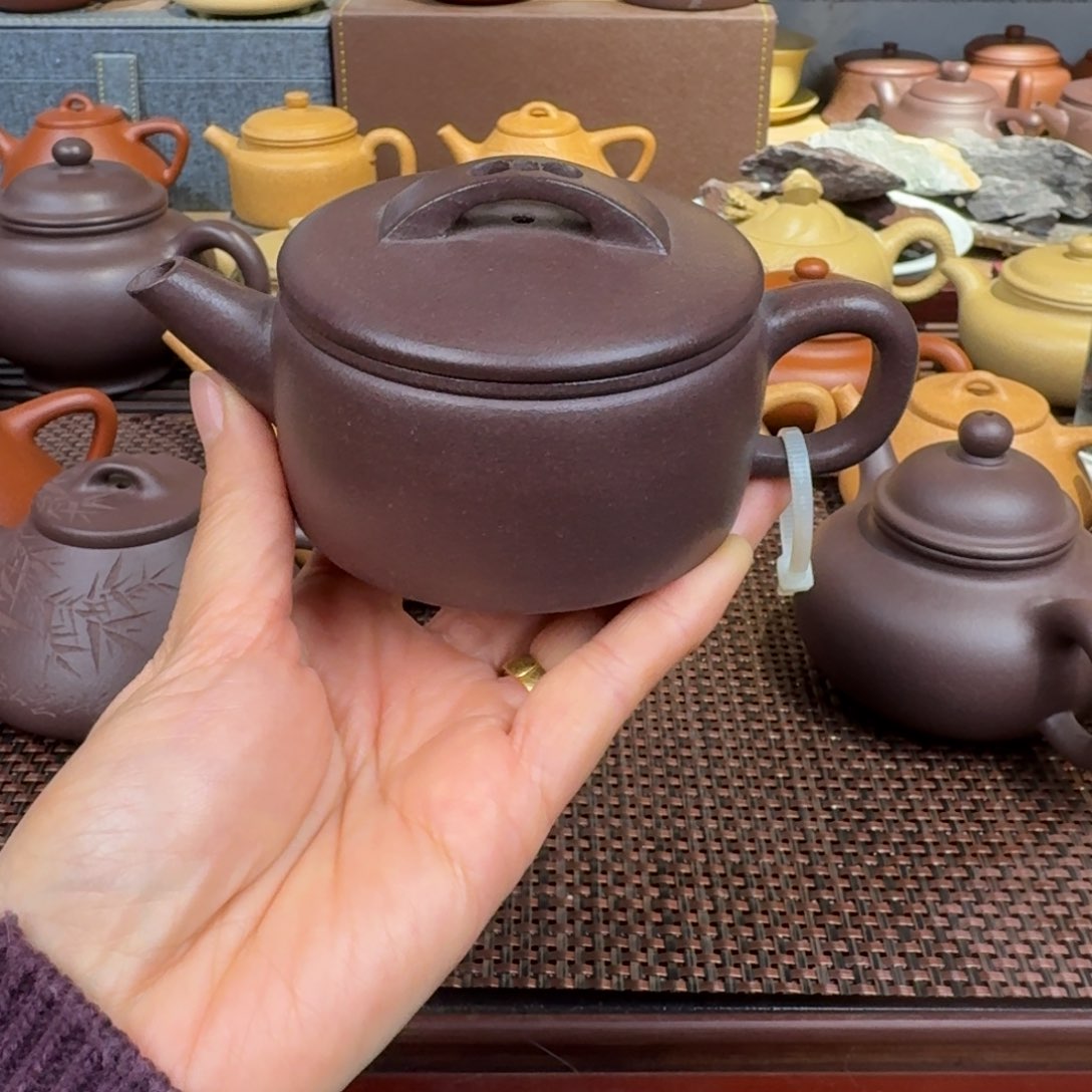 紫泥茶壶天青150毫升左右