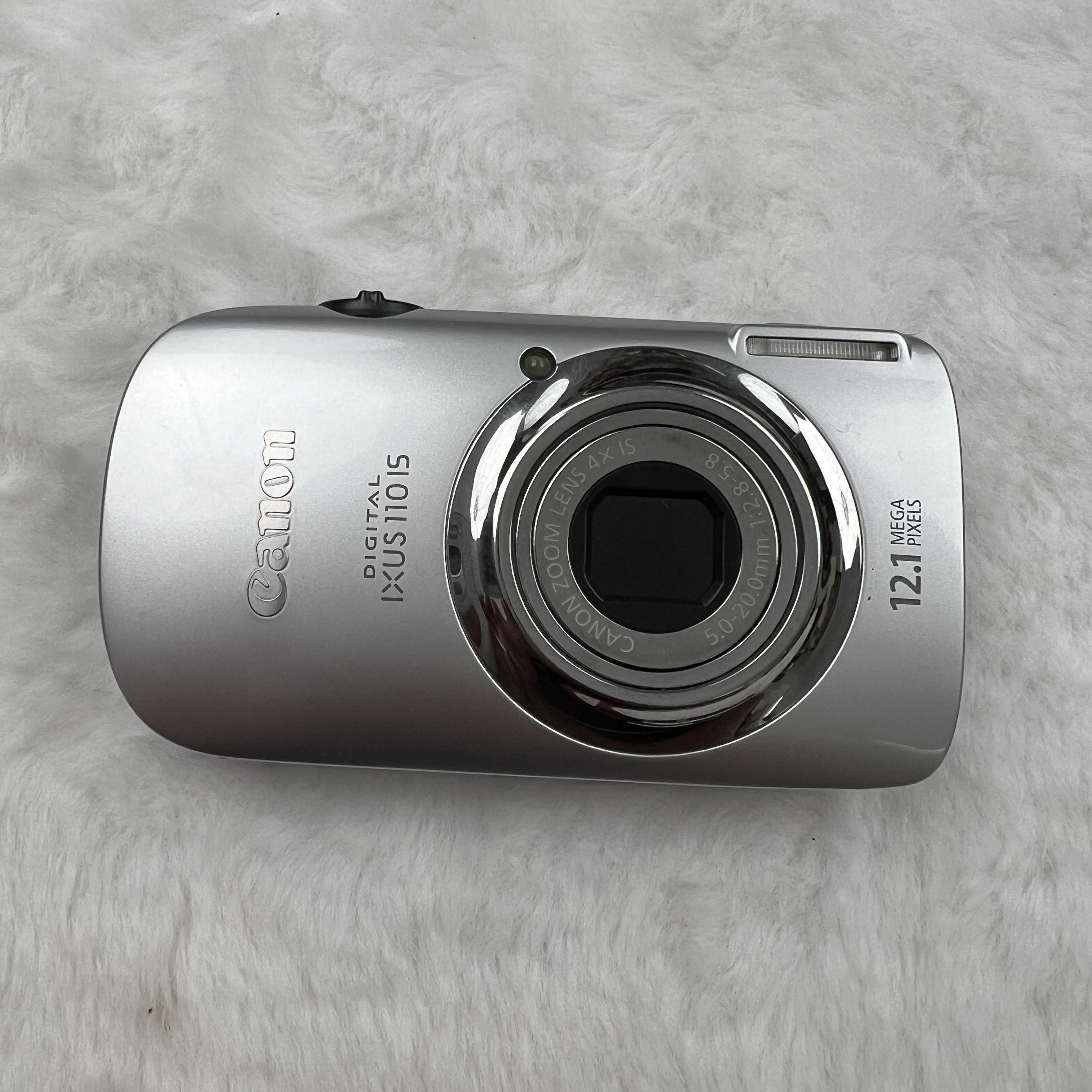 95新 Canon/佳能 ixus110银色带原充1210万像素4倍变焦出片冷白皮