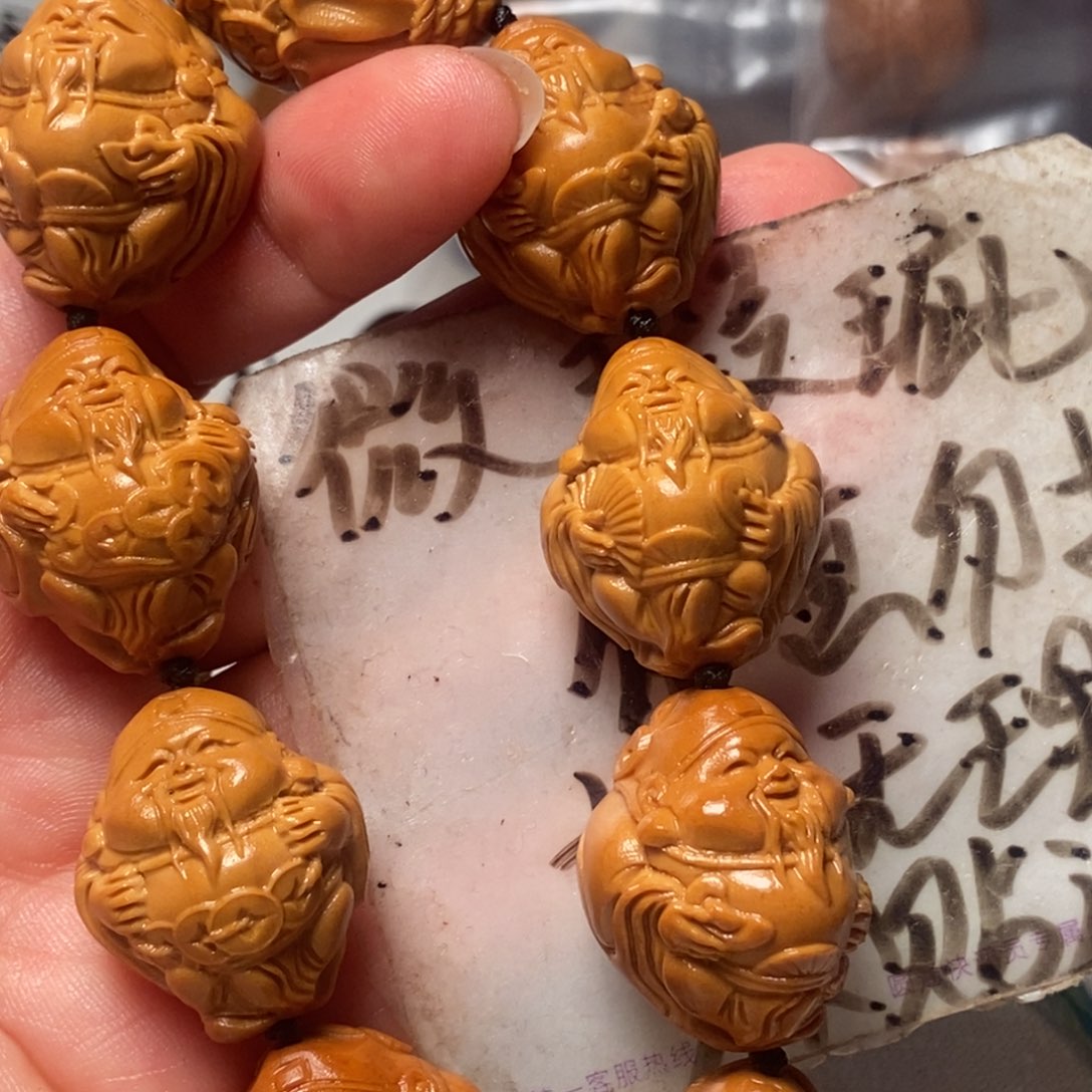 橄榄核手串/手链官帽财神2223