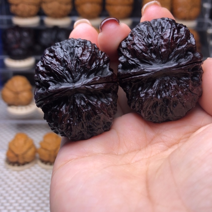 文玩核桃把件7号玲珑绣球41尺