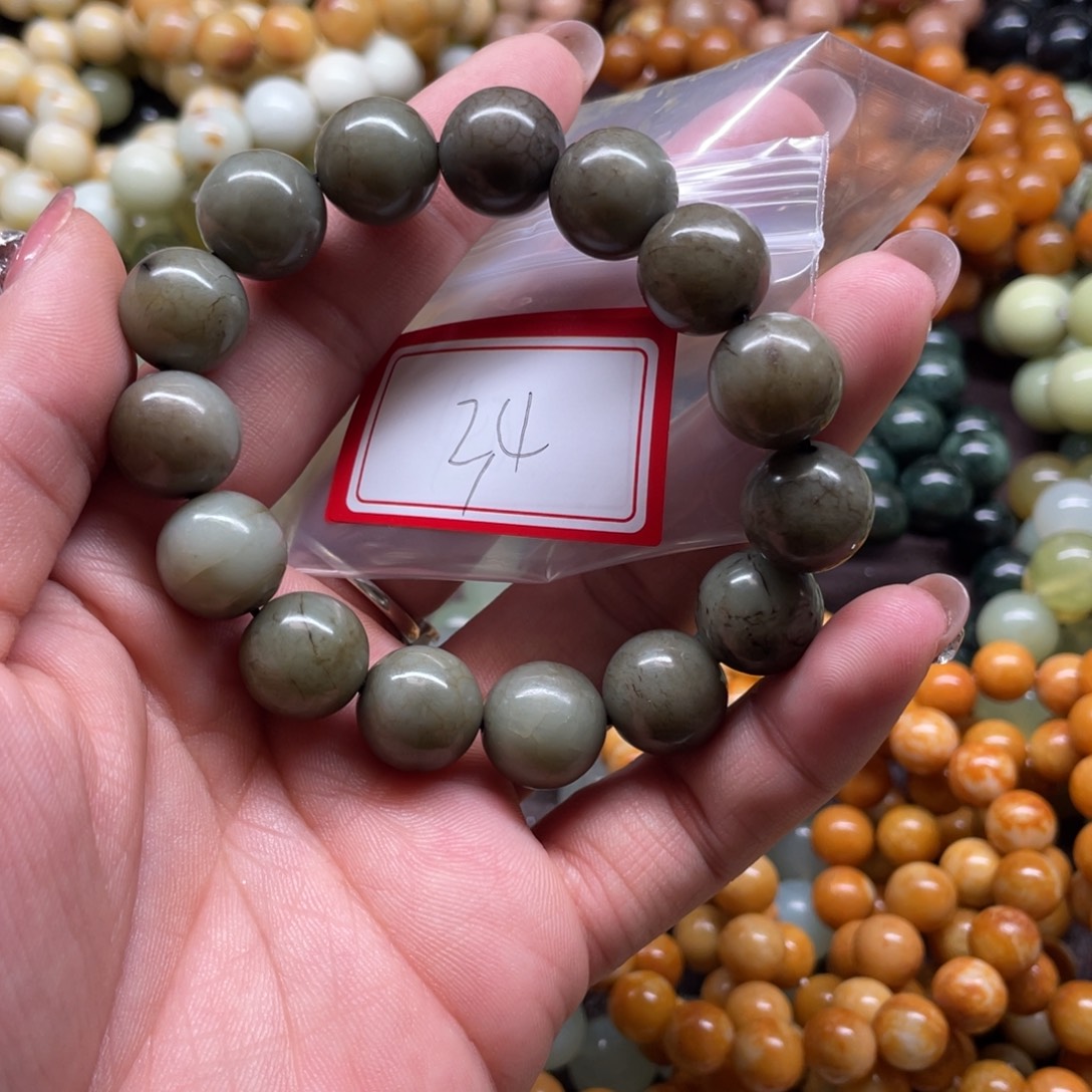 蛇纹石玉未镶嵌手串