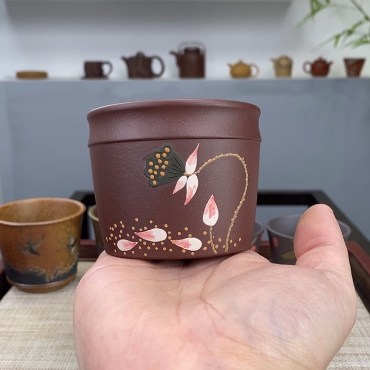 紫砂茶杯宜兴紫砂主人杯