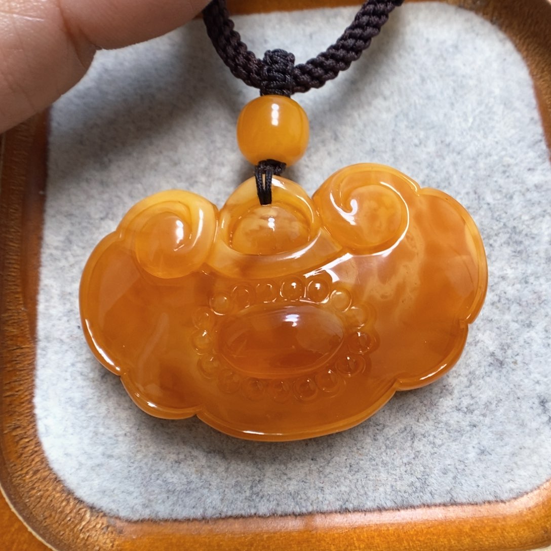 蜜蜡颈饰未镶嵌蜜蜡
