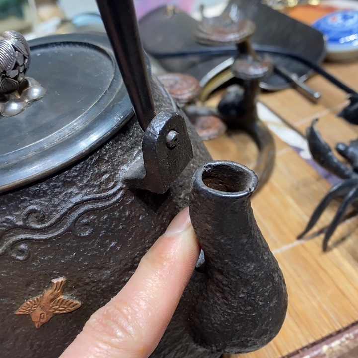 蜜安罐瓷香炉锡茶则D