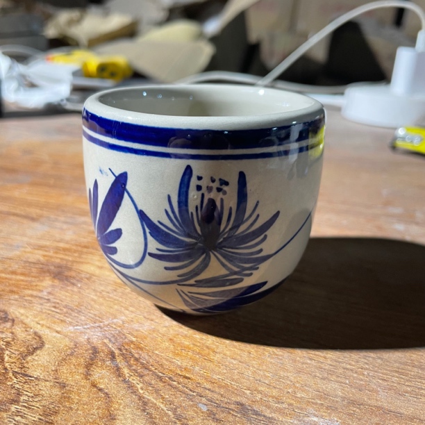 纯手绘蓝青花釉下彩（到手2）复古陶瓷主人杯高档家用品茗杯茶杯