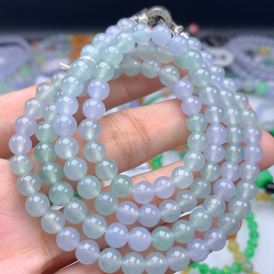 翡翠手链未镶嵌卡