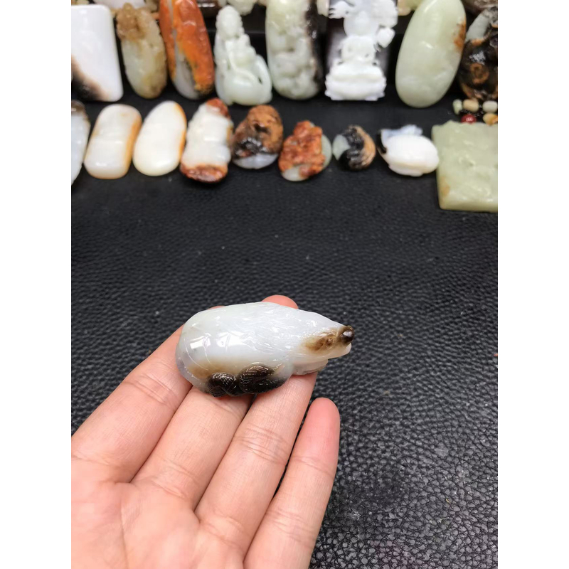 和田玉龙龟，玄武，实物超棒，