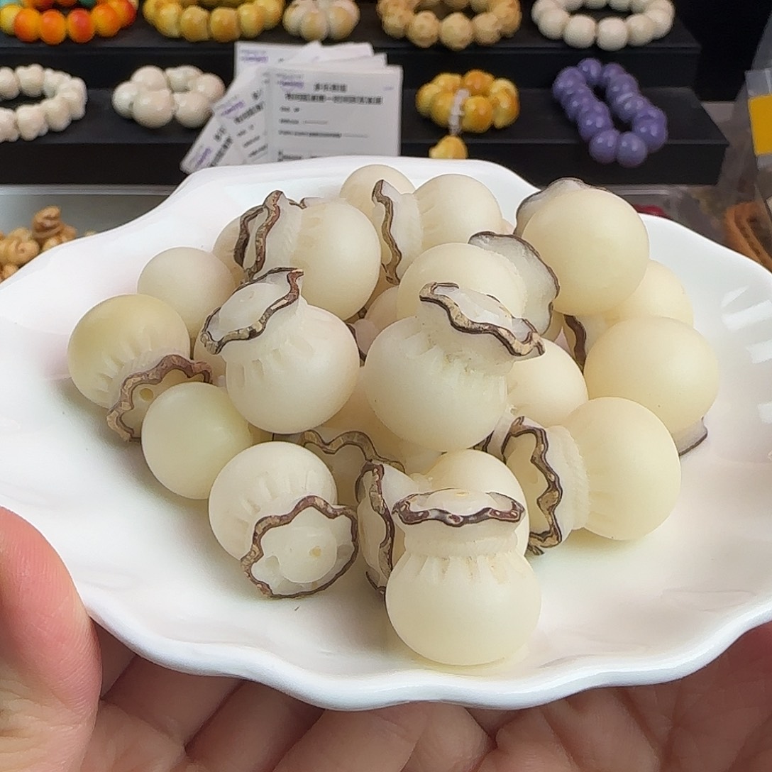 菩提根/象牙果手串瑕疵卡20钱袋50颗