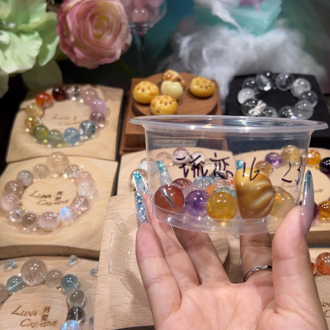 烟晶手链银S925镶嵌&*恋