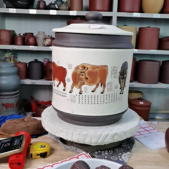 正品宝塔五牛图白9720