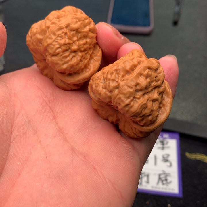 文玩核桃把件82号肚42蛤蟆头