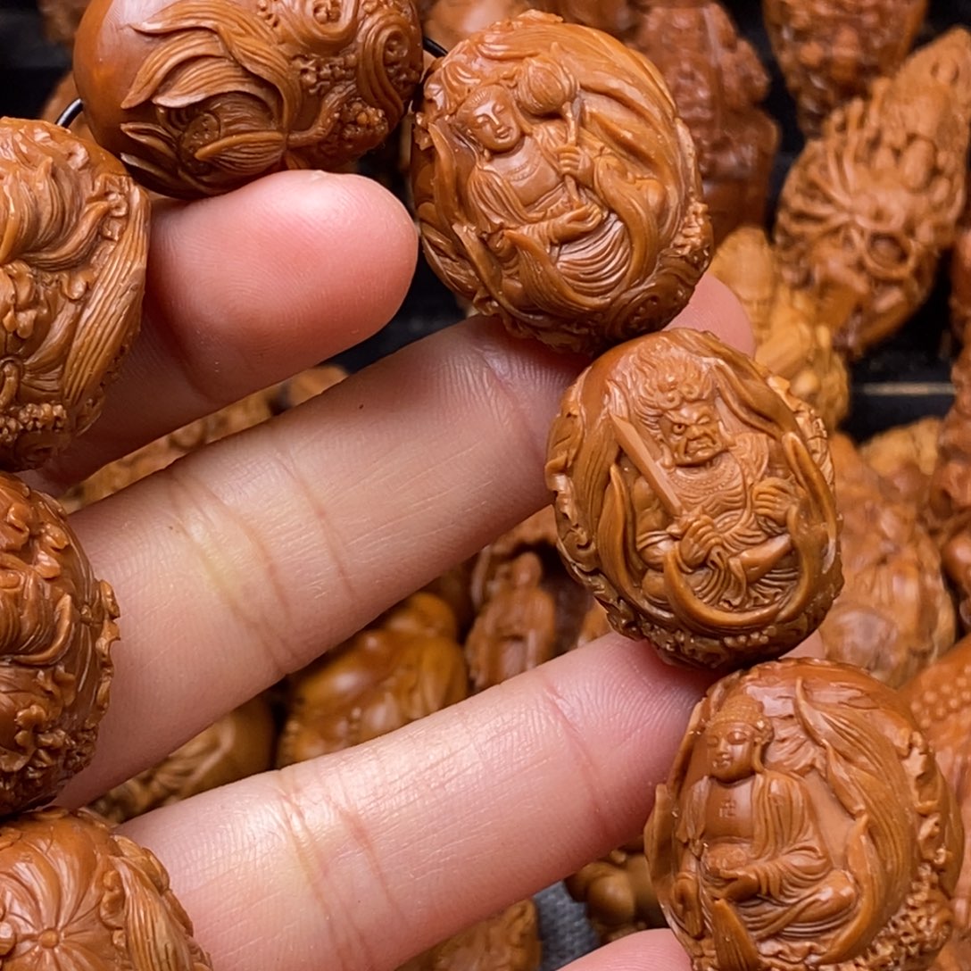 橄榄核手串/手链溜**了核雕手串