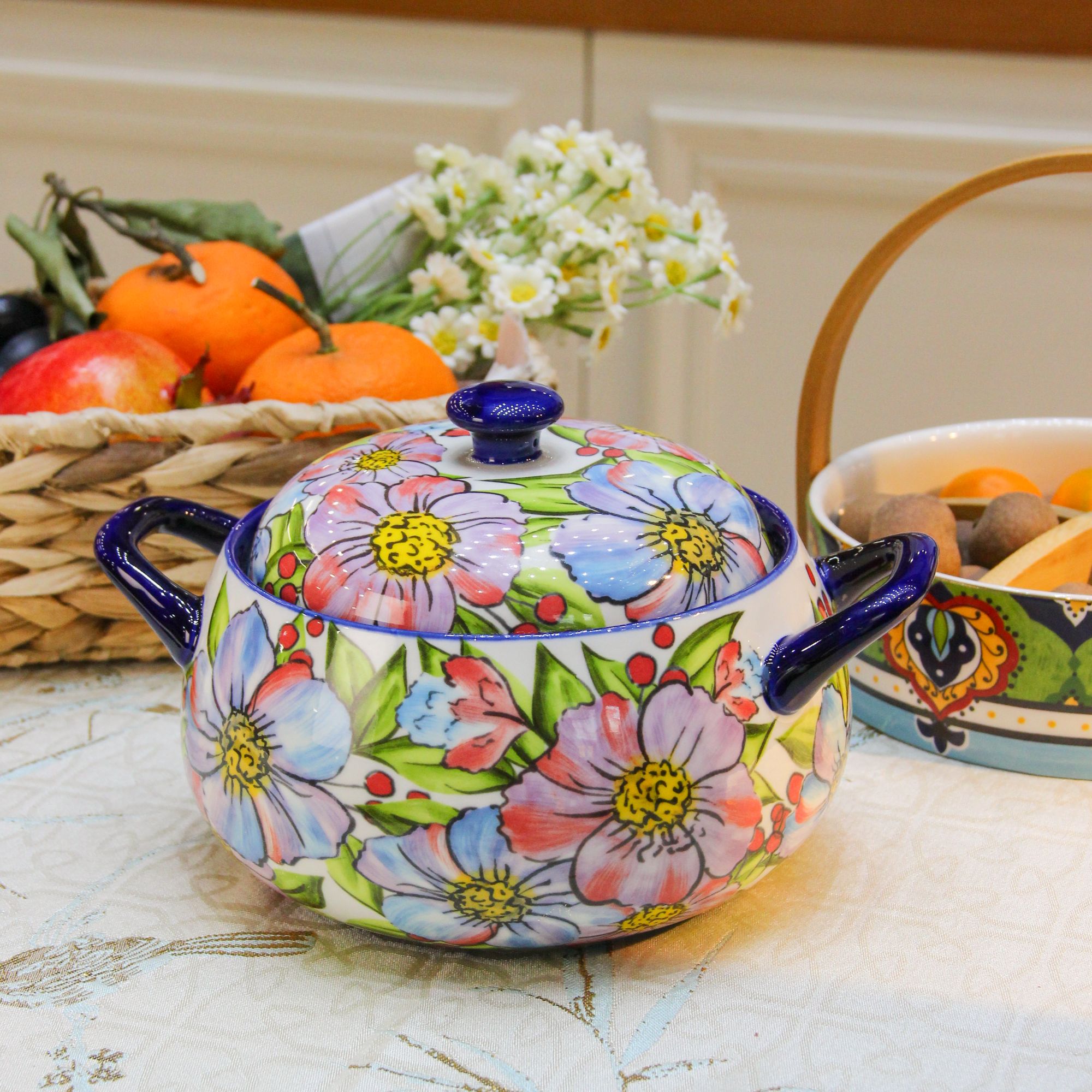 新七彩花-1升双耳汤煲