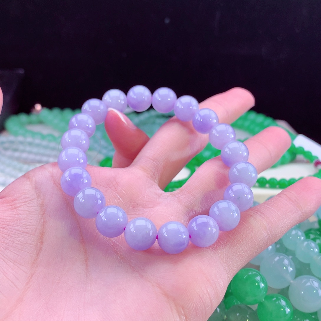 翡翠手链未镶嵌卡10mm