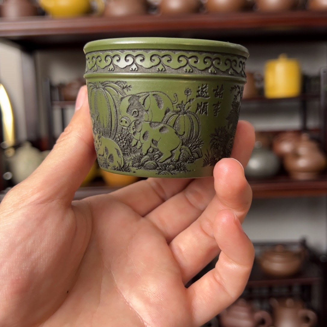 茶盘紫砂紫砂原矿，主人杯