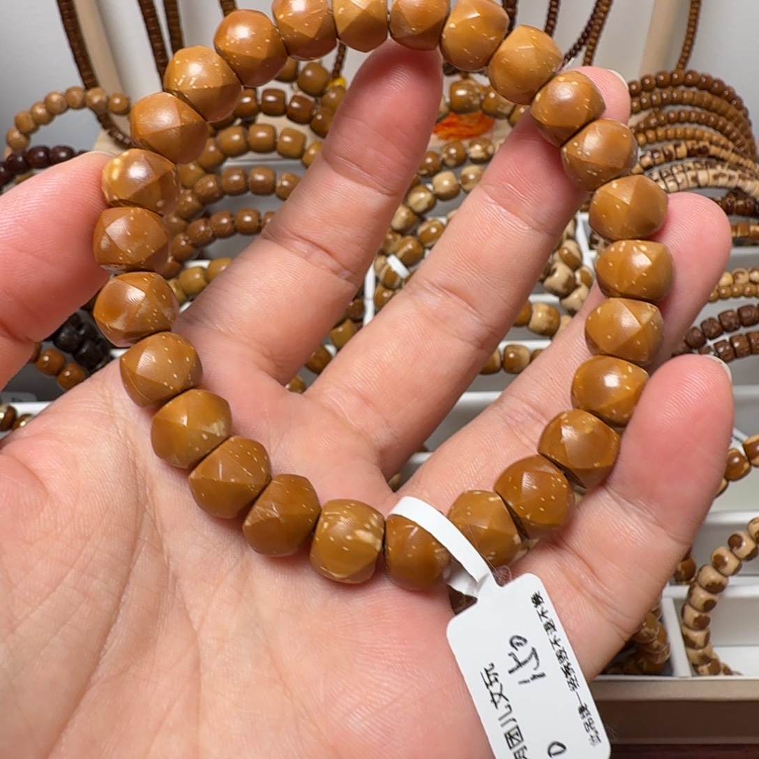 紫金鼠吊坠实心紫金鼠手串 唐八棱10