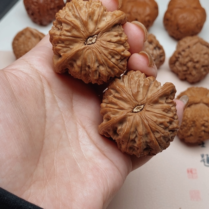 把件文玩核桃金七林44