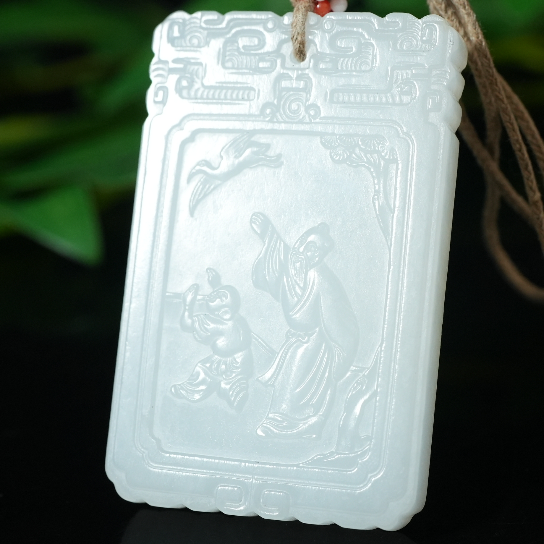 二十世纪和田玉人物故事诗文牌【华豫之门】ZDW250122032