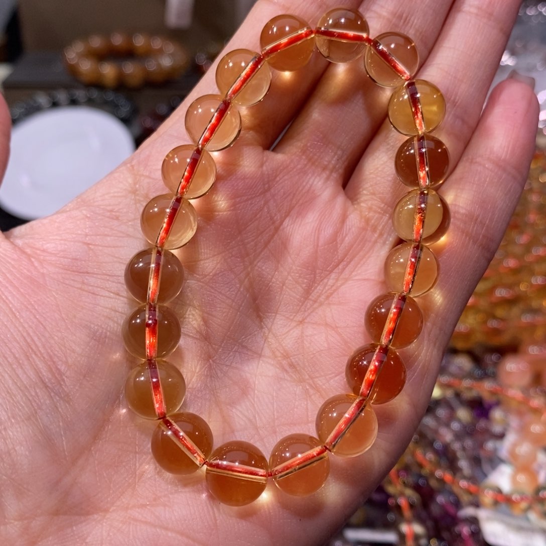 水晶手链未镶嵌无*花手链9.6mm