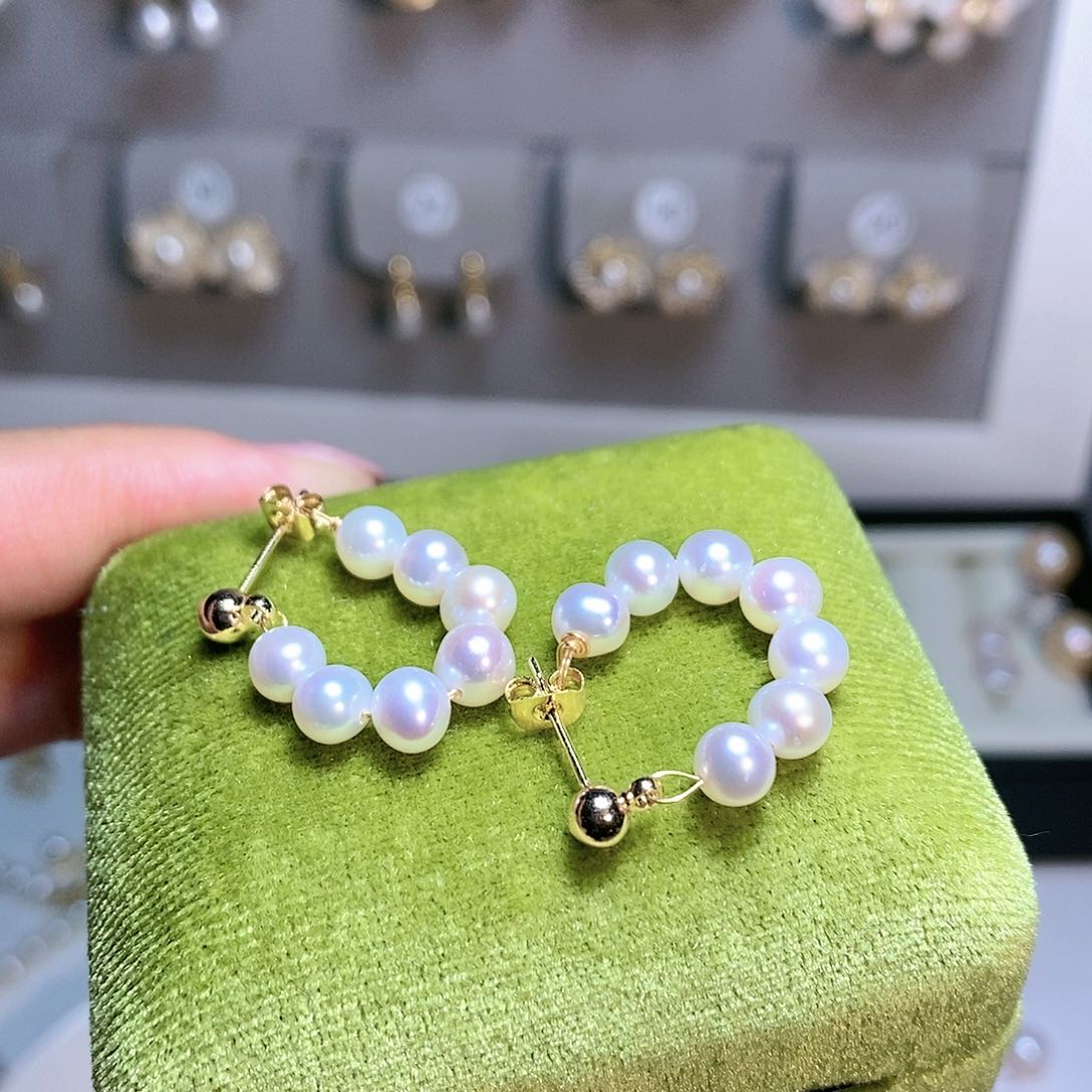 【闪购商品】淡水珍珠耳饰未镶嵌