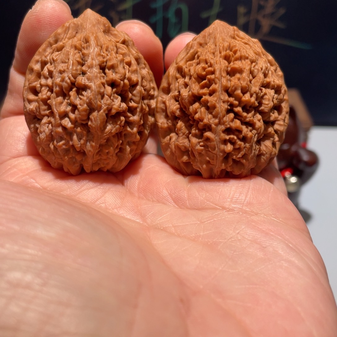 文玩核桃把件良**景大蒜头38全品
