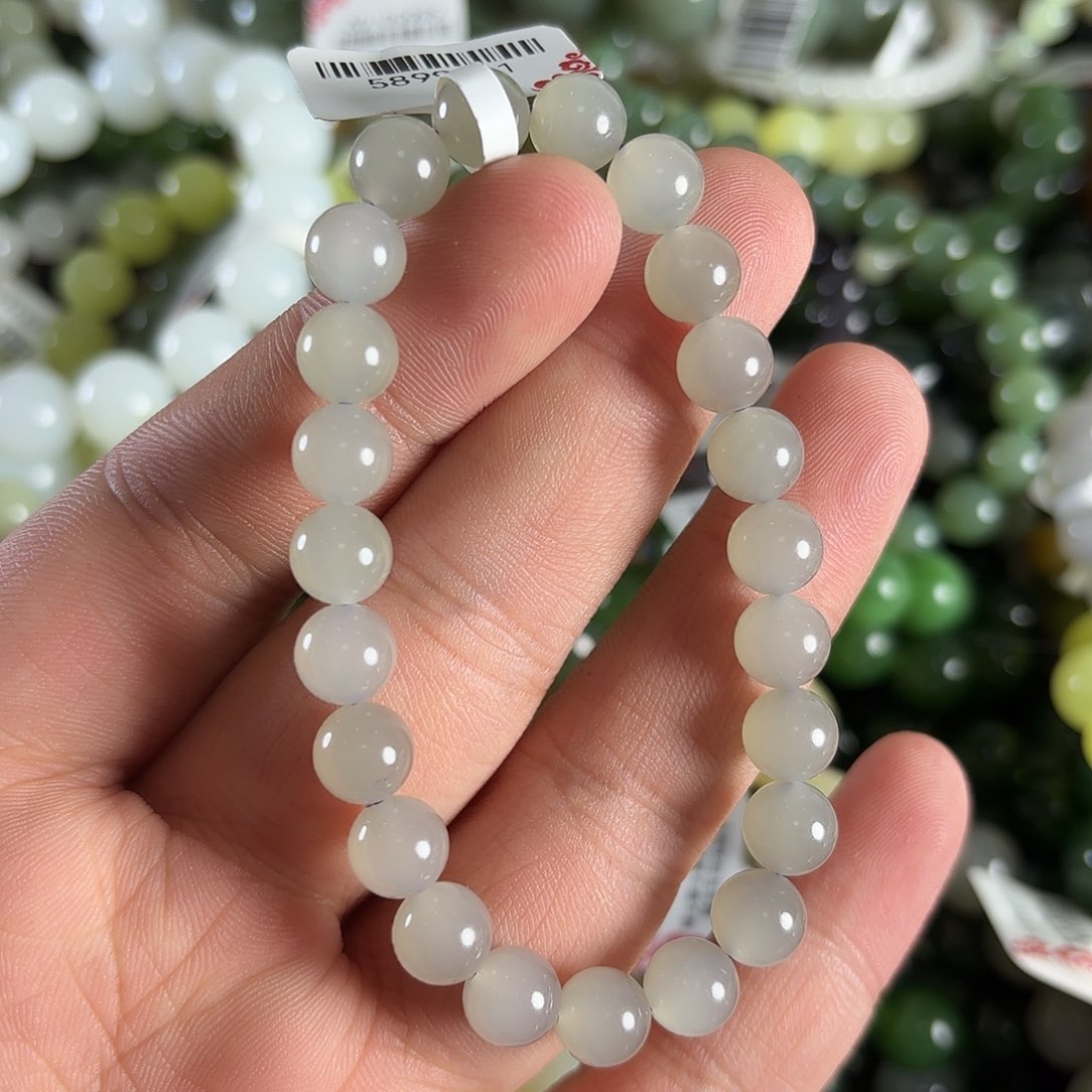 和田玉手链未镶嵌W65