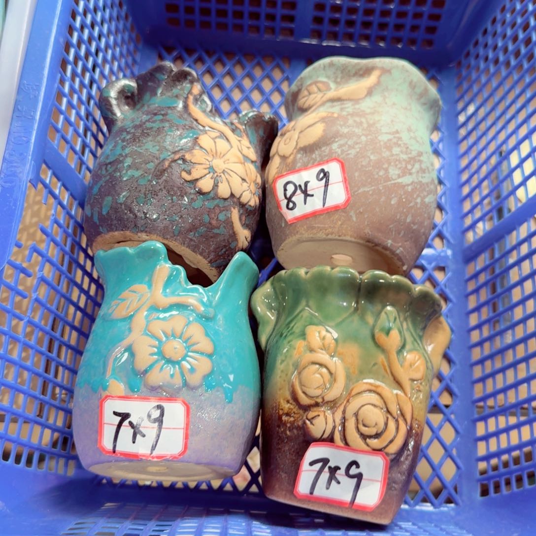 紫砂花盆粗陶粗陶