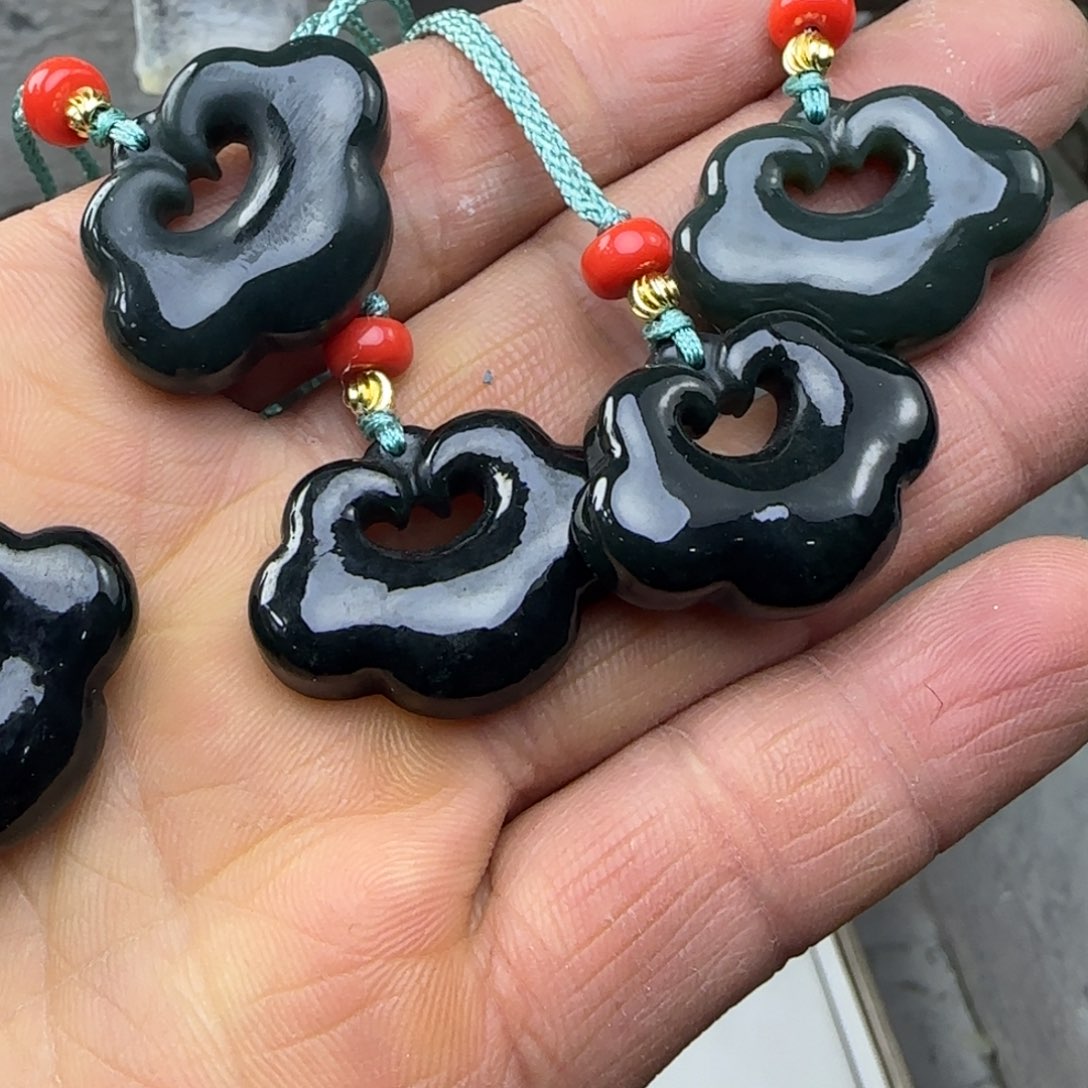 和田玉未镶嵌颈饰拍一发一