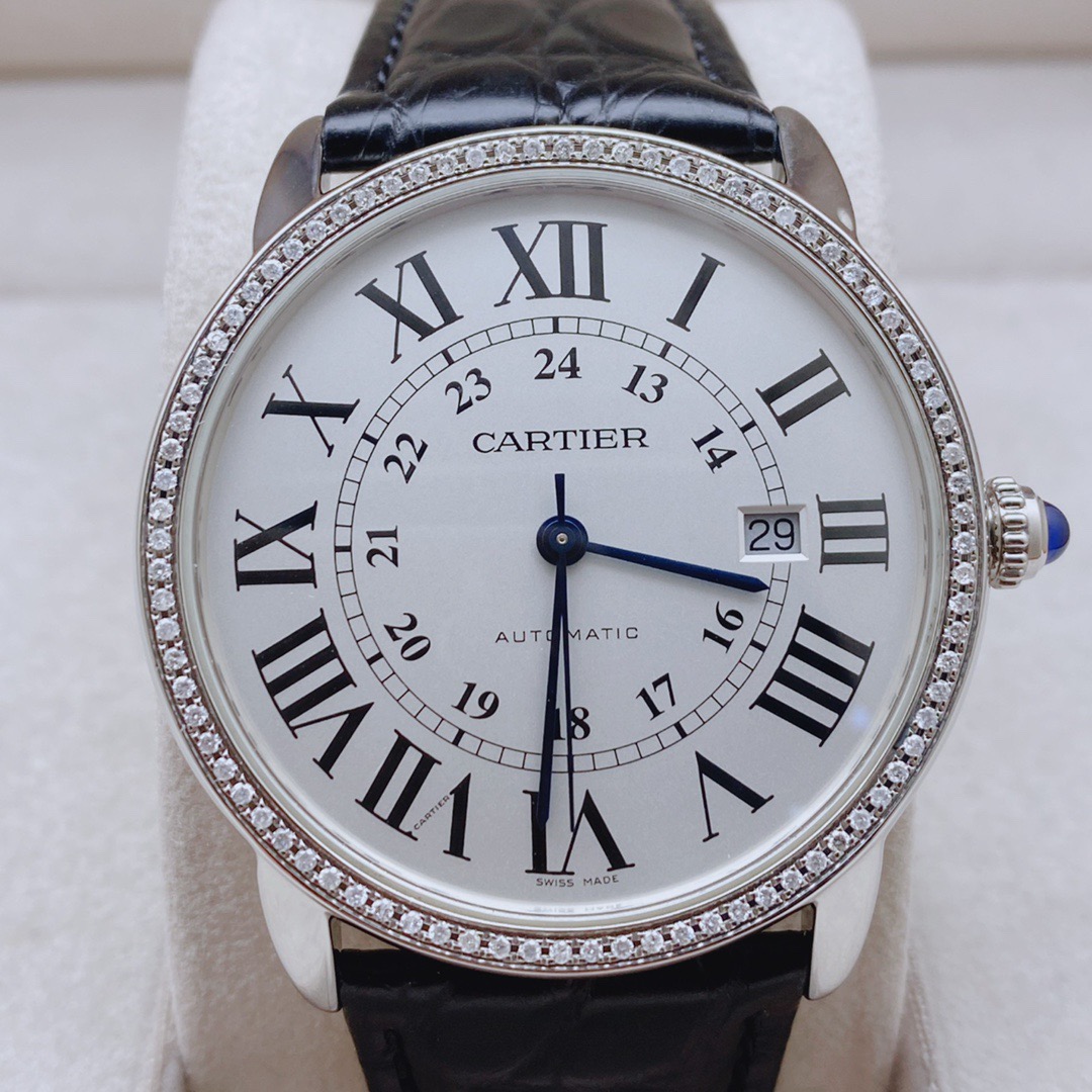 99新 Cartier/卡地亚 伦敦 42mm 自动机械 折叠扣