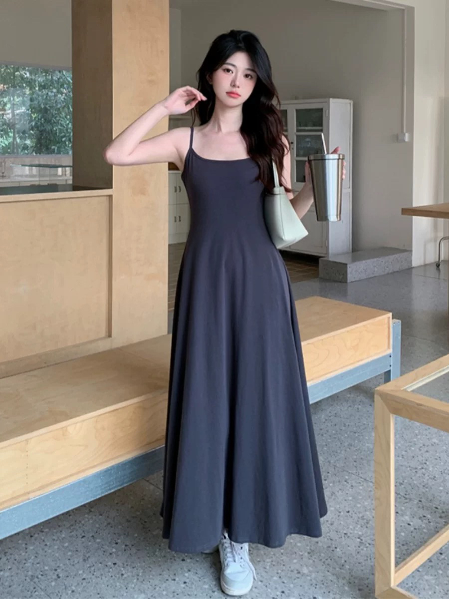 【柒汐】推荐夏季A字吊带裙➕外搭两件套套装362
