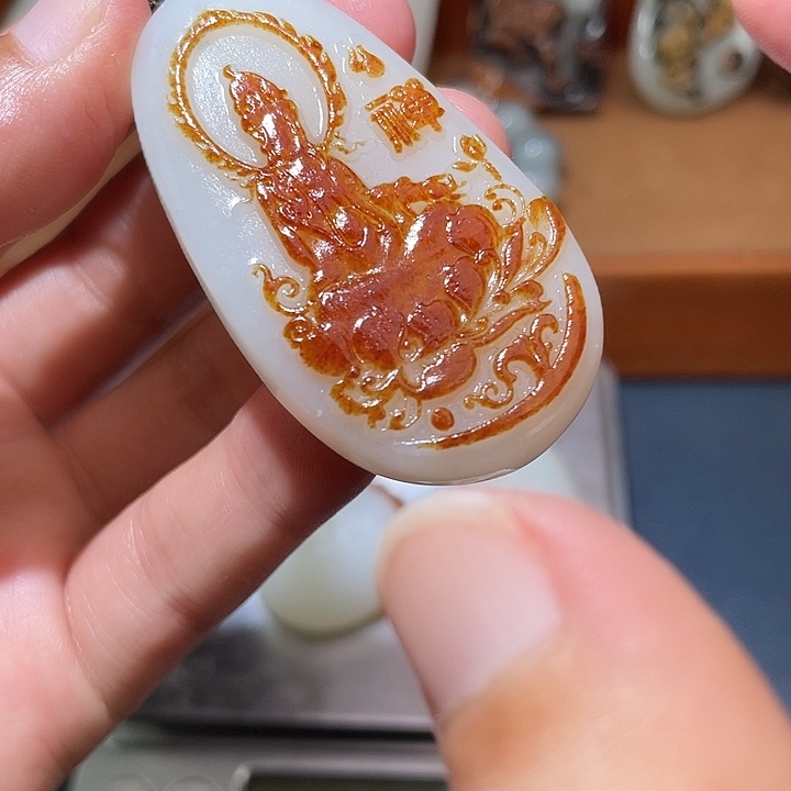 颈饰未镶嵌和田玉A7 