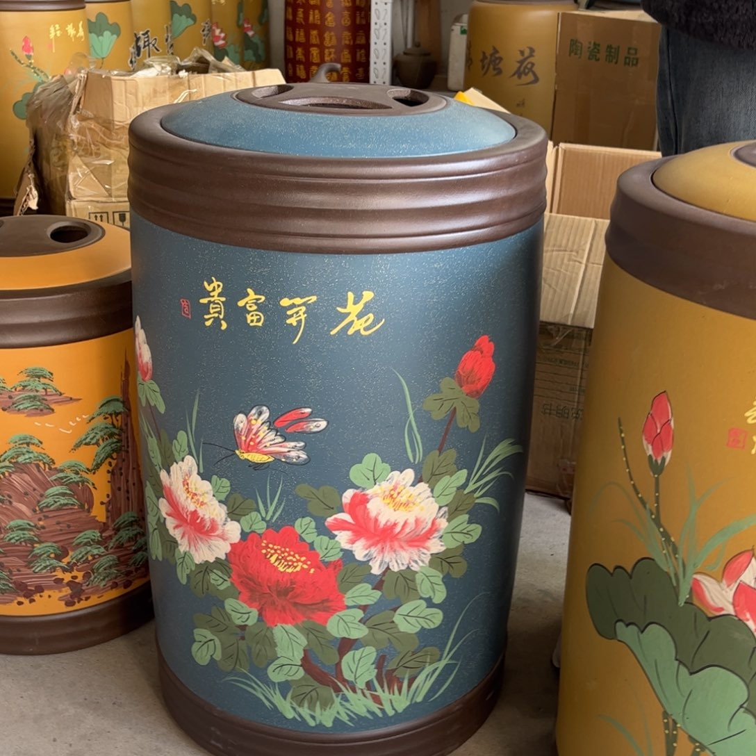 紫砂茶叶罐60 饼茶叶罐