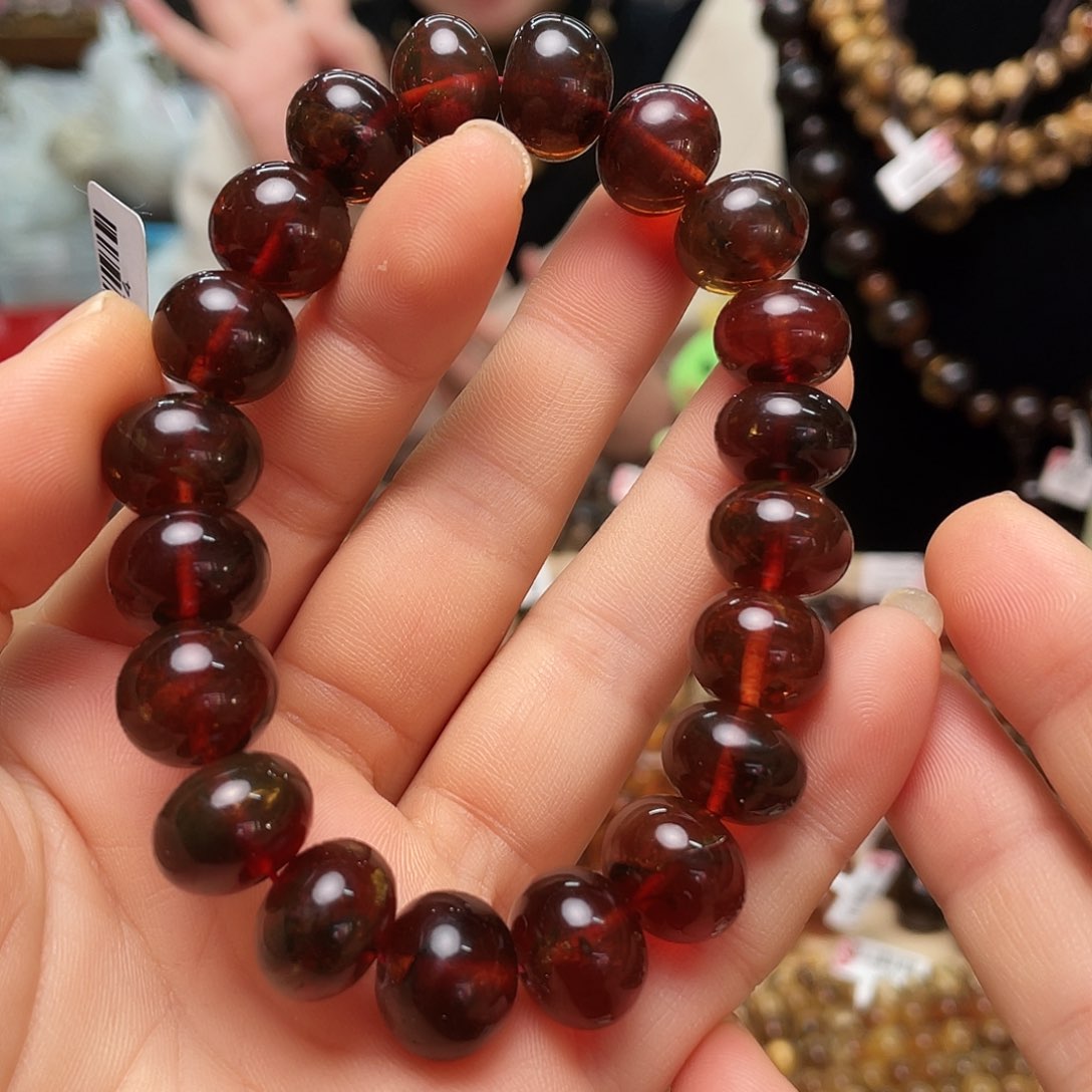 琥珀裸石未镶嵌十三11074