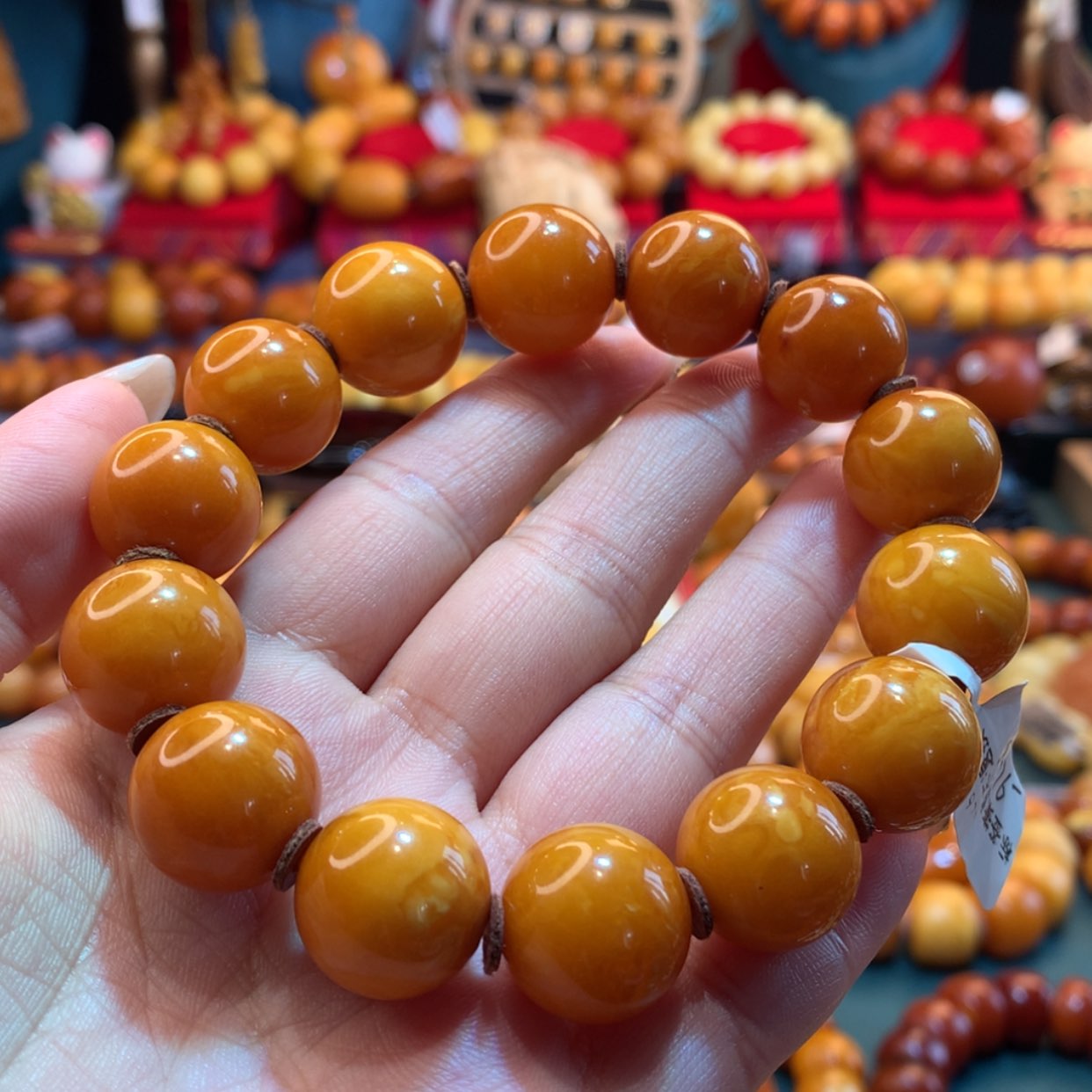 【闪购商品】蜜蜡手串未镶嵌蜜蜡手串