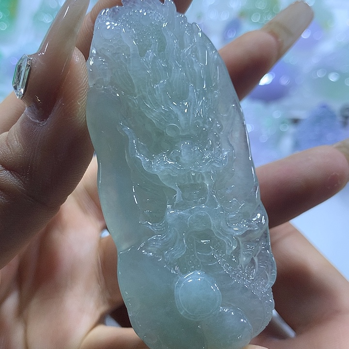 翡翠未镶嵌项链天然翡翠A货吊坠